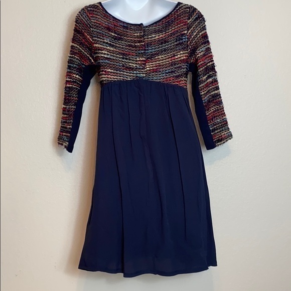 Anthropologie Maeve Mixed Media Dress - Picture 3 of 7